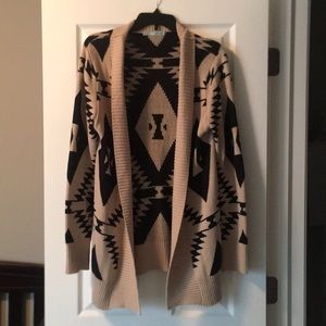 Printed cardigan